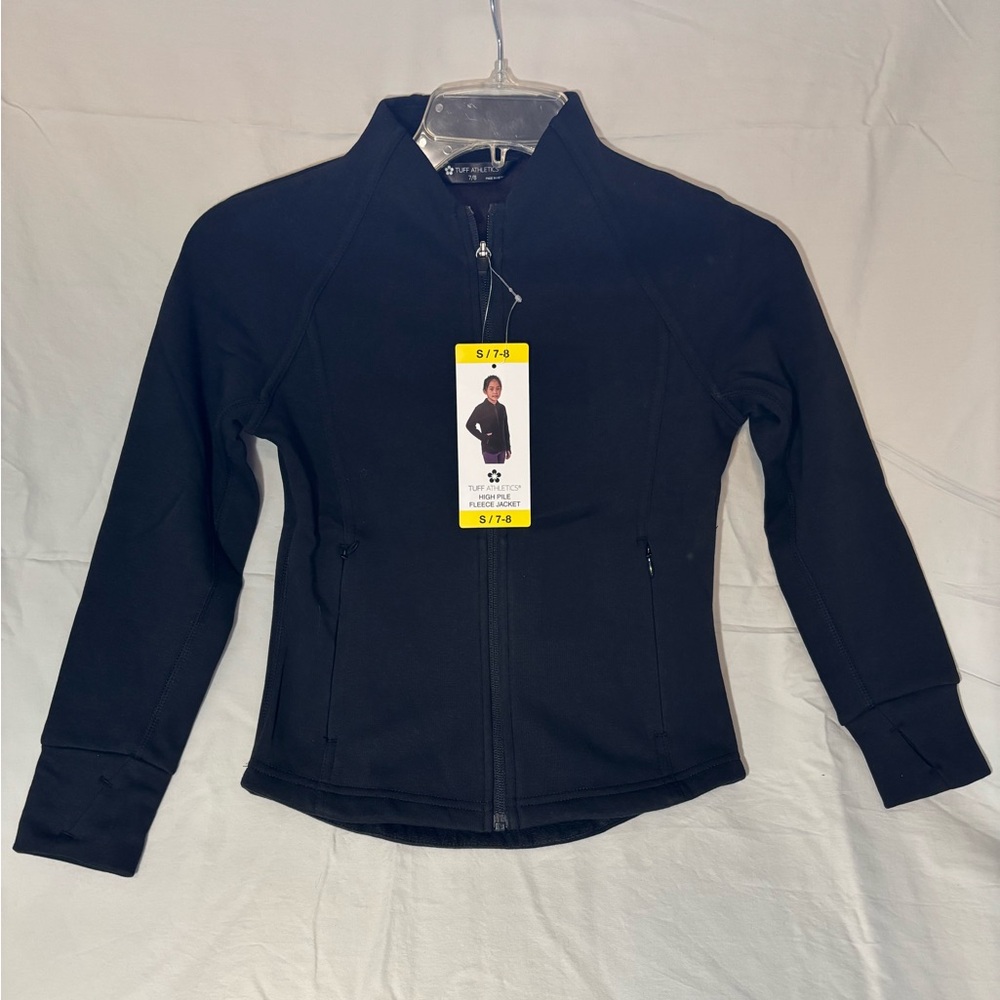 🆕 Tuff Athletics Youth Jacket, black, S 7/8 - NWT